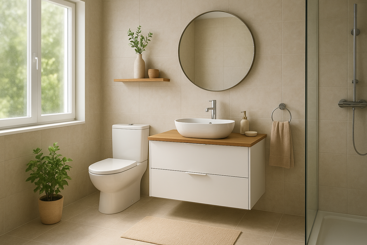 Fürdőszoba feldobása nagy átalakítás nélkül