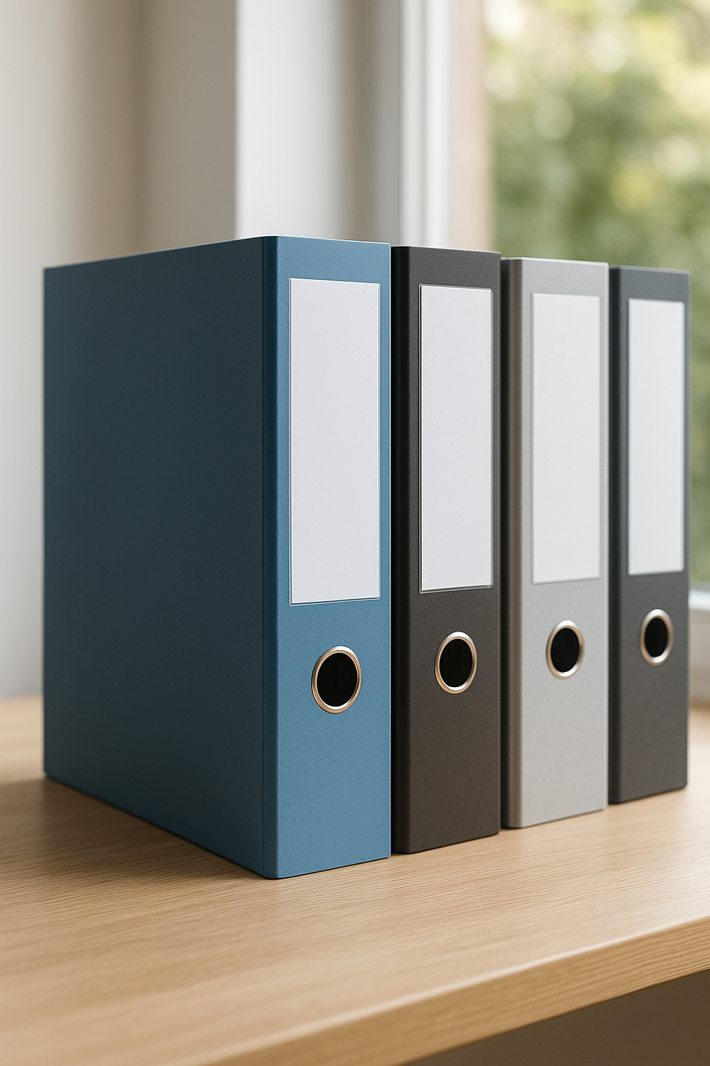 Gyűrűs mappák a jobb átláthatóság érdekében