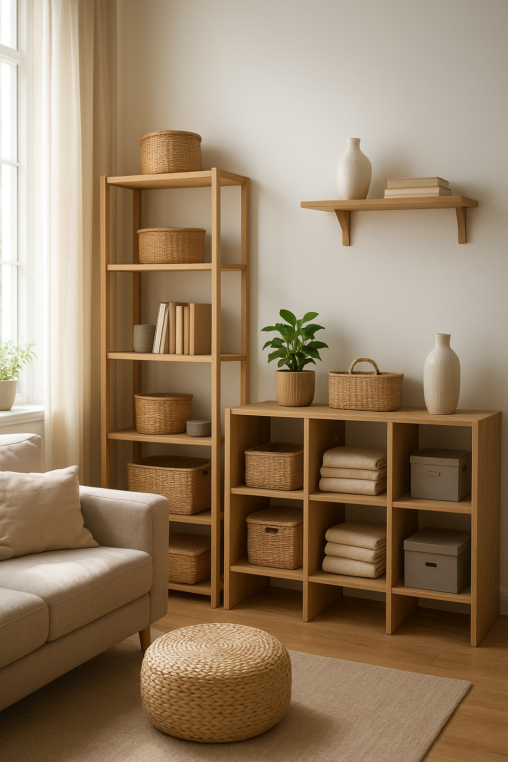 Kreatív tárolási ötletek, melyek helyet spórolnak kis lakásban