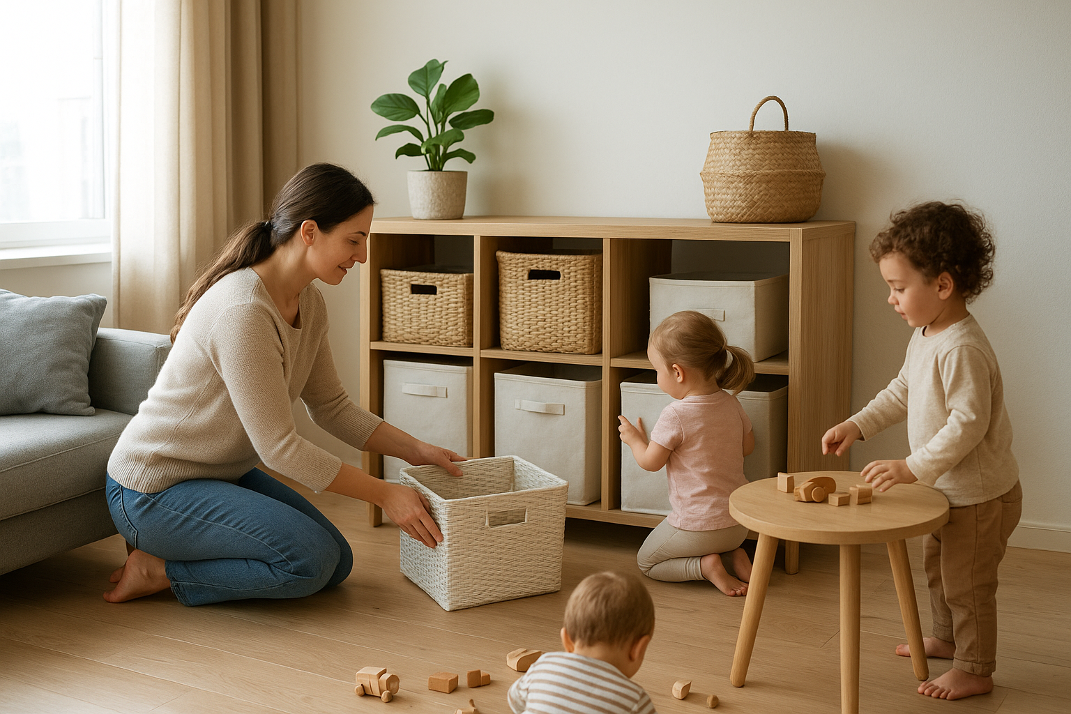 Praktikus tárolás gyerekkel teli otthonban