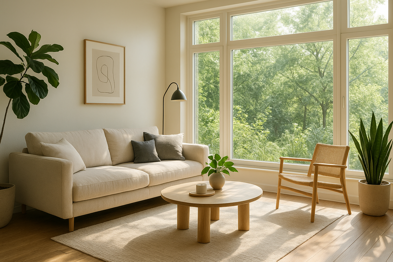 Természetes fény maximalizálása a lakásban