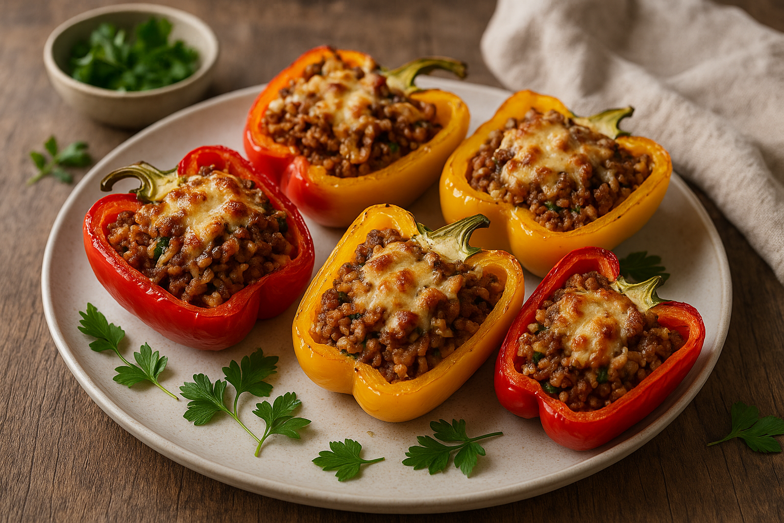 A legjobb töltött paprika egyszerűen recepttel