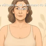 Mature woman in her 40s showing natural body changes and confidence